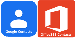 Google and Office365 Contacts Sync